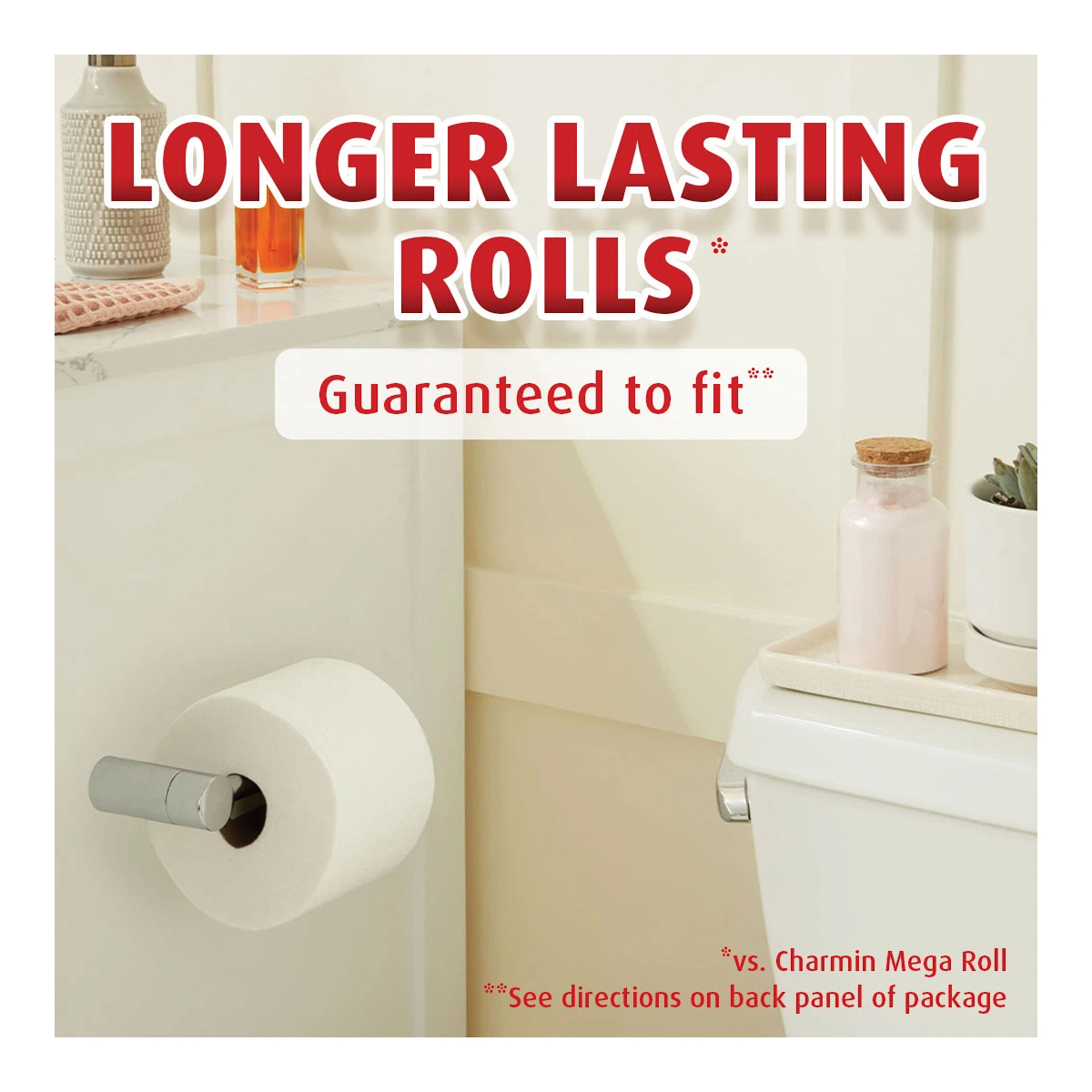 Charmin Ultra Strong 04176 Bathroom Tissue, 2-Ply, Paper, 6/PK