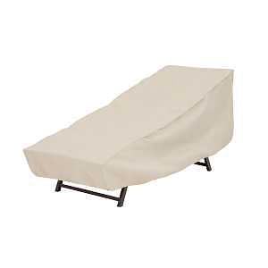 07835BBGD Chaise Lounger Cover, 28 in L, 30 in W, 76 in H, Elastic, Taupe
