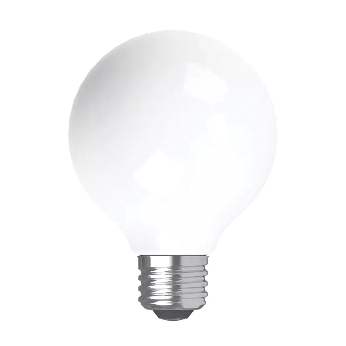 Relax Series 31696 Replacement LED Light Bulb, G25 Lamp, 60 W Equivalent, E26 Medium Lamp Base, Dimmable, White