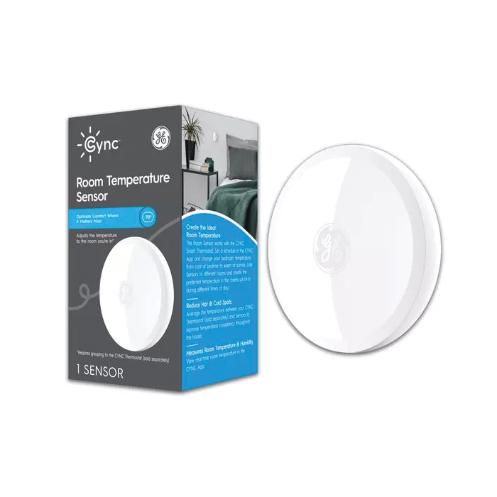 93129901 CYNC Room Temperature Sensor, Humidity, Temperature Sensor, Battery