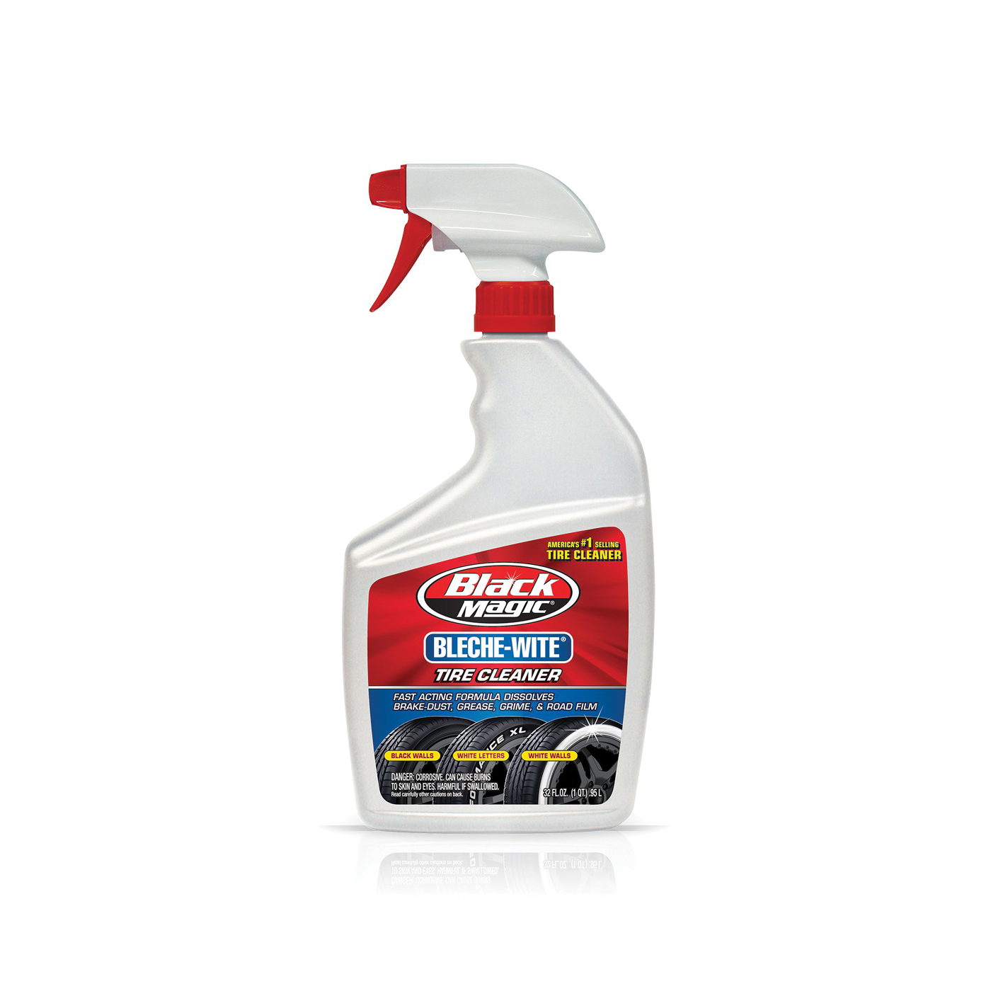 Bleche-Wite 120066 Tire Cleaner, 32 oz Spray Bottle, Liquid, Solvent