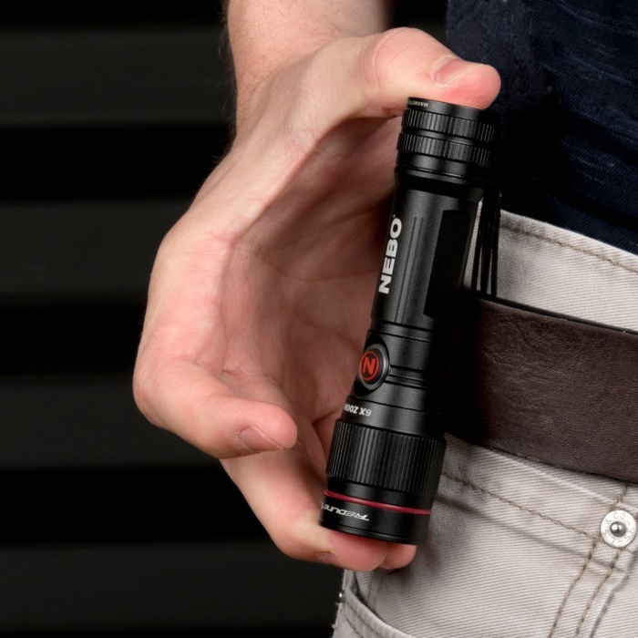 Nebo Redline Flex Series NEB-FLT-0003 Tactical Flashlight, 550 mAh, 14500 Battery, Lithium-Ion Battery, 450 Lumens