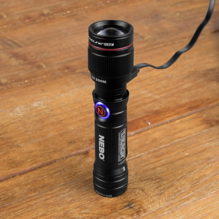 Nebo Redline Flex Series NEB-FLT-0003 Tactical Flashlight, 550 mAh, 14500 Battery, Lithium-Ion Battery, 450 Lumens