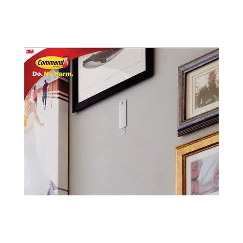 Command 17040-ES Sawtooth Picture Hanger, 4 lb Capacity, Foam/Plastic, White, Adhesive Mounting