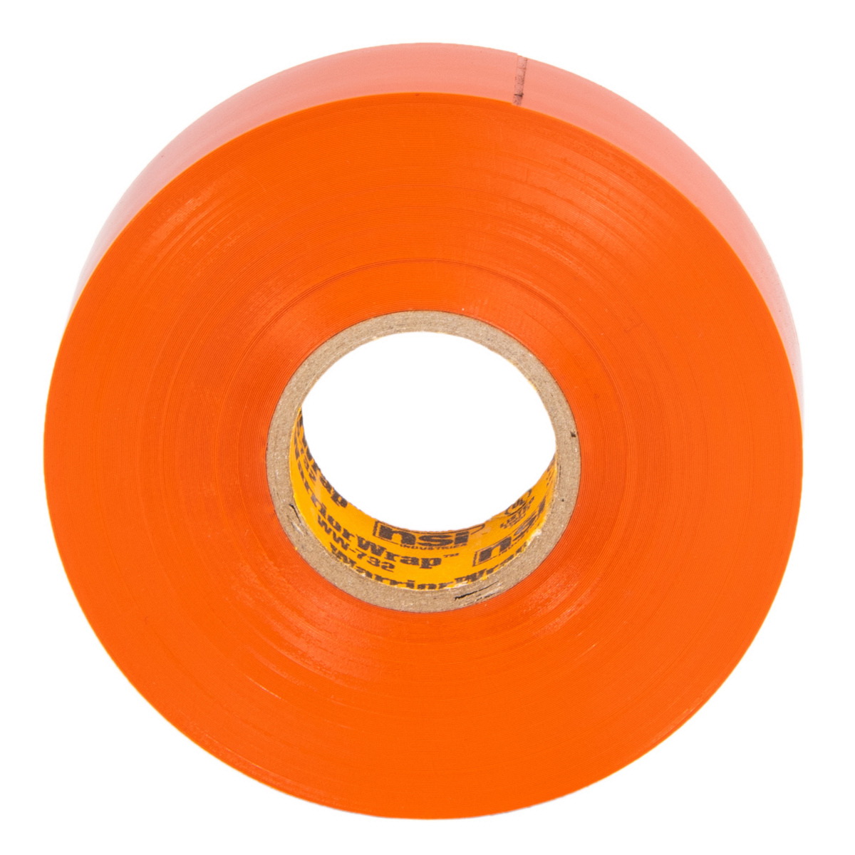 Pro Electrical Tape, Warrior Wrap, 66 ft L, 3/4 in W, PVC Backing, Orange - 3