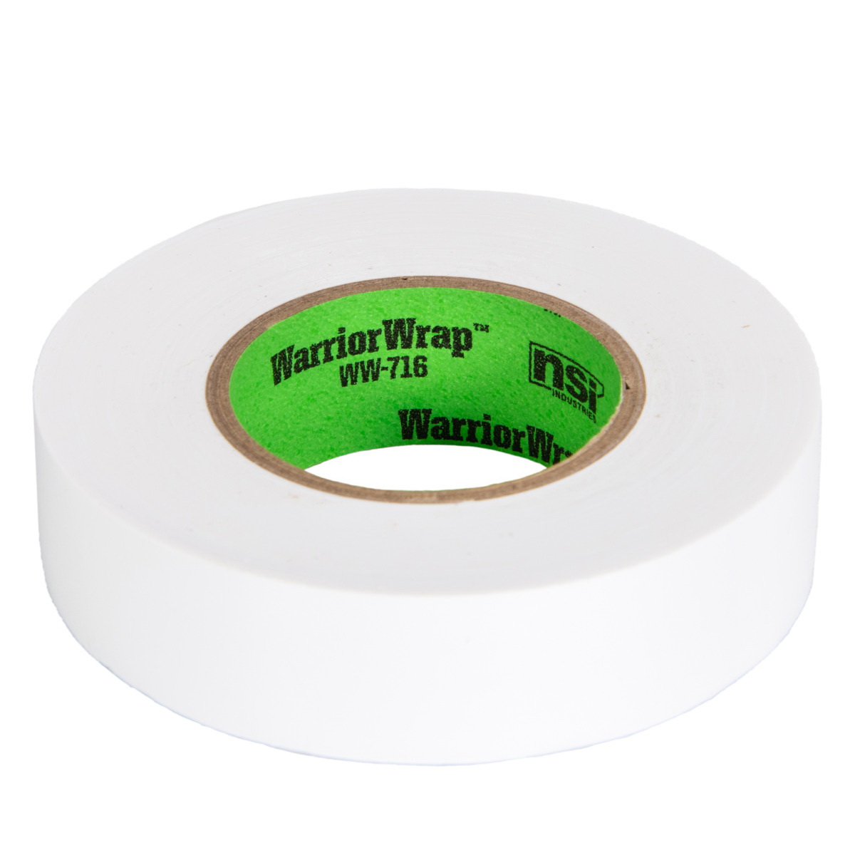Warrior Wrap General Electrical Tape, Nsi, 60 ft L, 3/4 in W, PVC Backing, White - 3