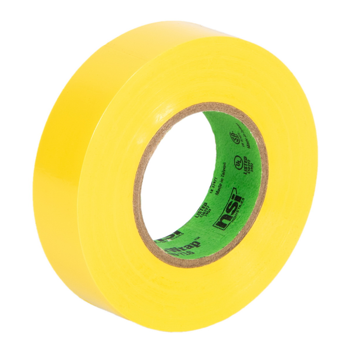 Warrior Wrap General Electrical Tape, Nsi, 60 ft L, 3/4 in W, PVC Backing, Yellow - 2