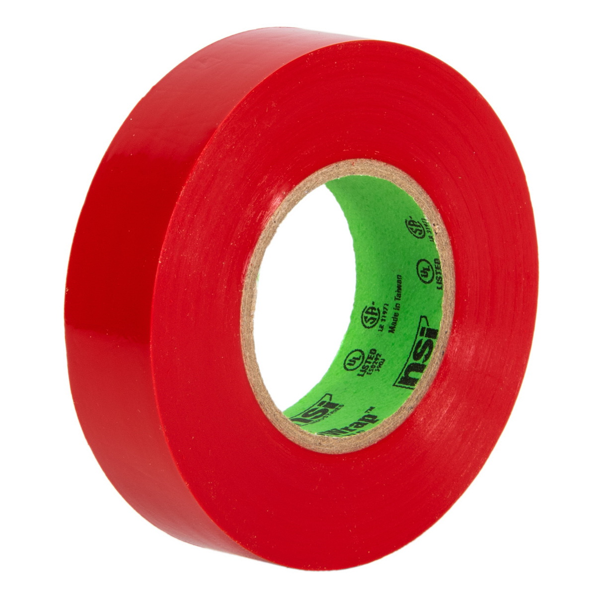 General Electrical Tape, Warrior Wrap, 60 ft L, 3/4 in W, PVC Backing, Red - 2