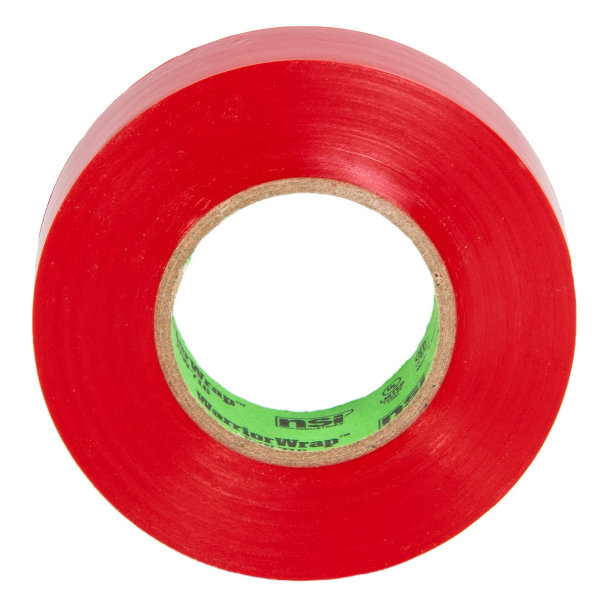 General Electrical Tape, Warrior Wrap, 60 ft L, 3/4 in W, PVC Backing, Red - 4