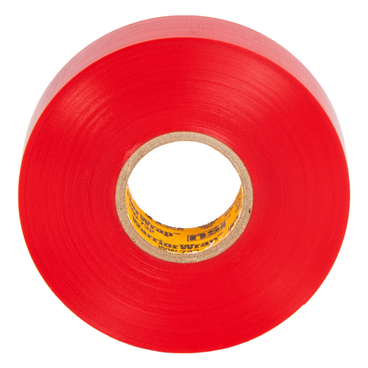 Pro Electrical Tape, Warrior Wrap, 66 ft L, 3/4 in W, PVC Backing, Red - 4