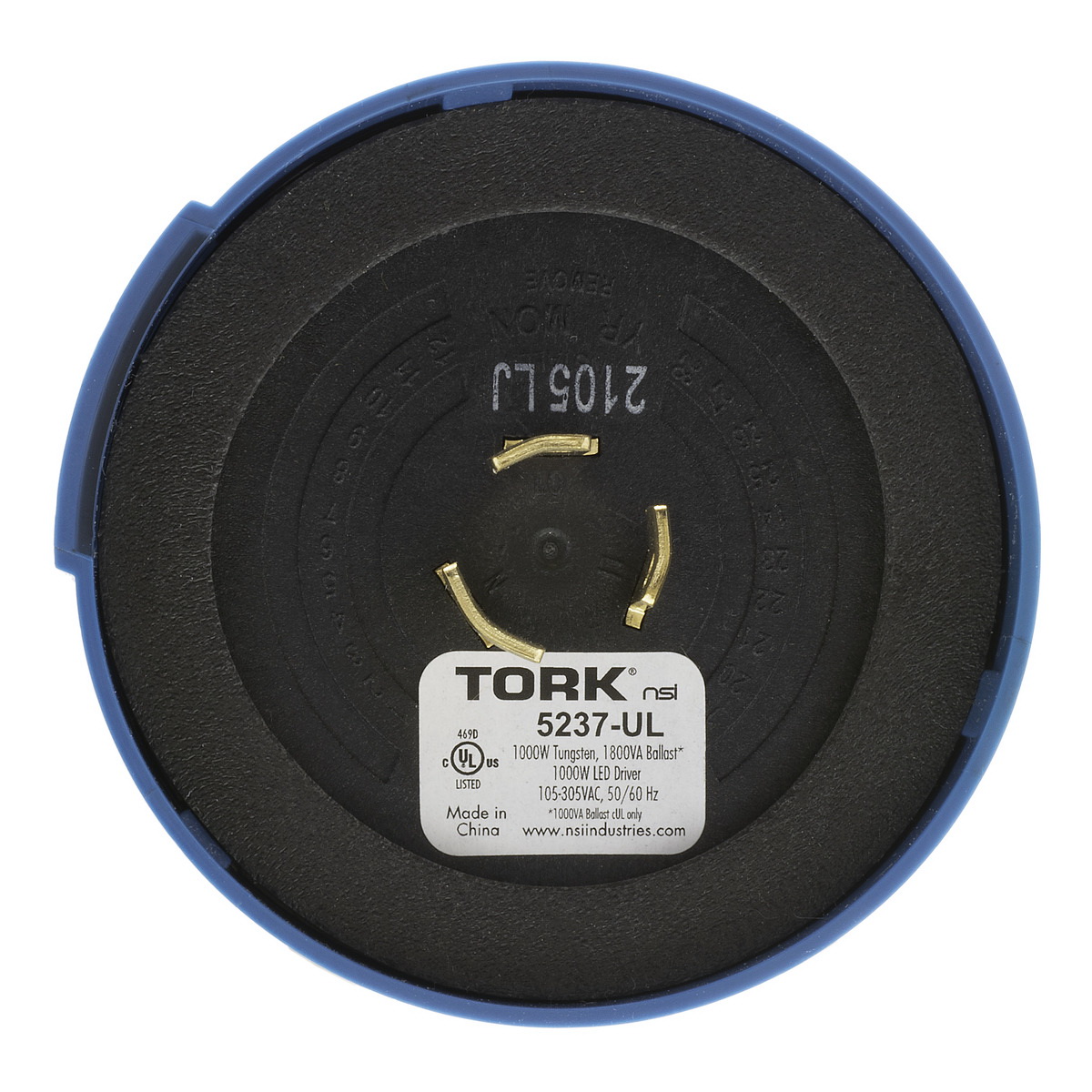 Photo Sensor Electronic Instant Response Turn Lock, Nsi, 105/305 V, 4 A, Twist Lock Mounting - 3