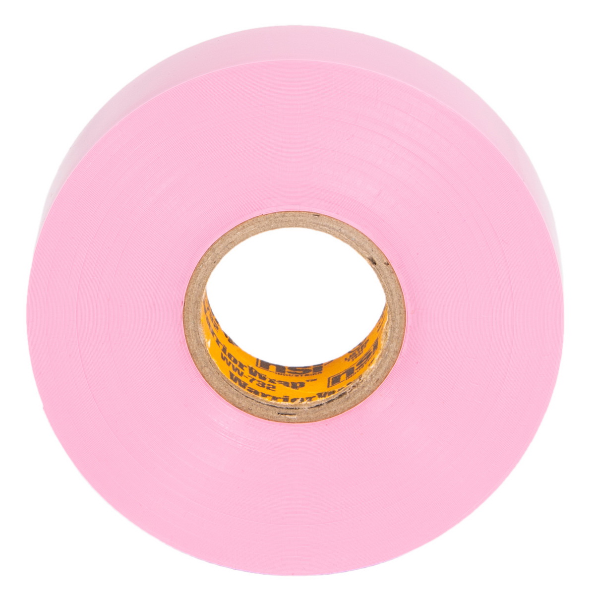 Pro Electrical Tape, Warrior Wrap, 66 ft L, 3/4 in W, PVC Backing, Pink - 4