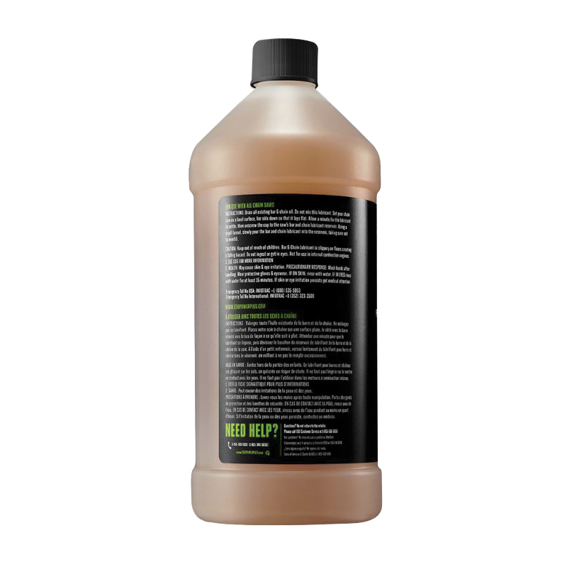 Ego Bar and Chain Oil, Chervon, 1 qt, Bottle - 2