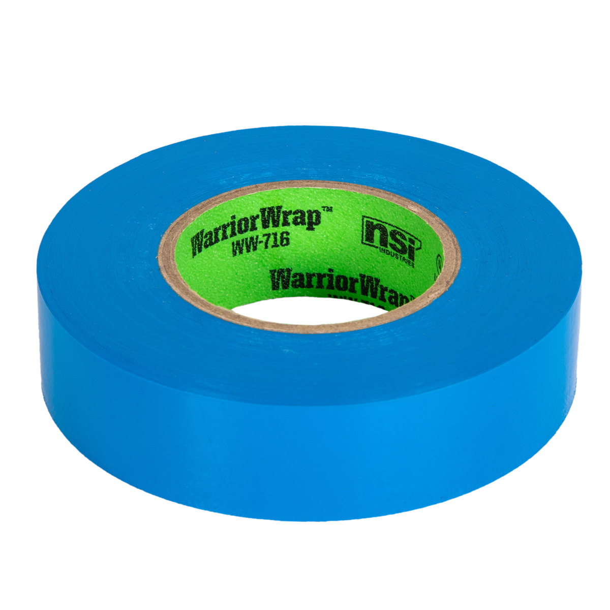 Warrior Wrap General Electrical Tape, Nsi, 60 ft L, 3/4 in W, PVC Backing, Blue - 3