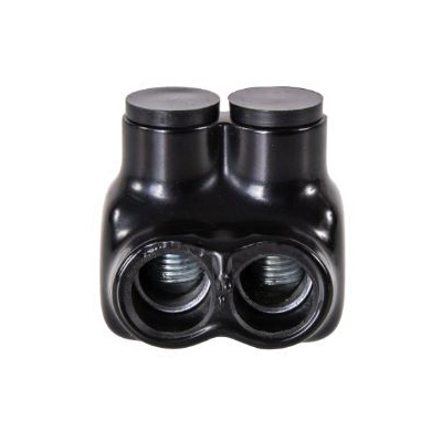 Polaris Pre-Insulated Connector, Nsi, 4 to 14, 4 to 12 AWG Wire, Aluminum/Copper Contact, Aluminum Housing Material, 12PK - 3