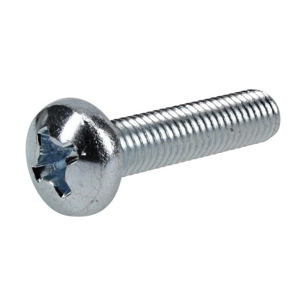 Hillman 130311 TV Mounting Screw Kit, Steel, Zinc, Pan Head, Phillips Drive, UNC Coarse Thread - 2