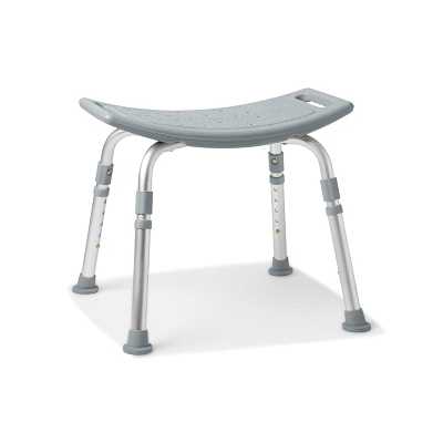 G2-202KX1 Shower Seat, 400 lb, Aluminum Frame