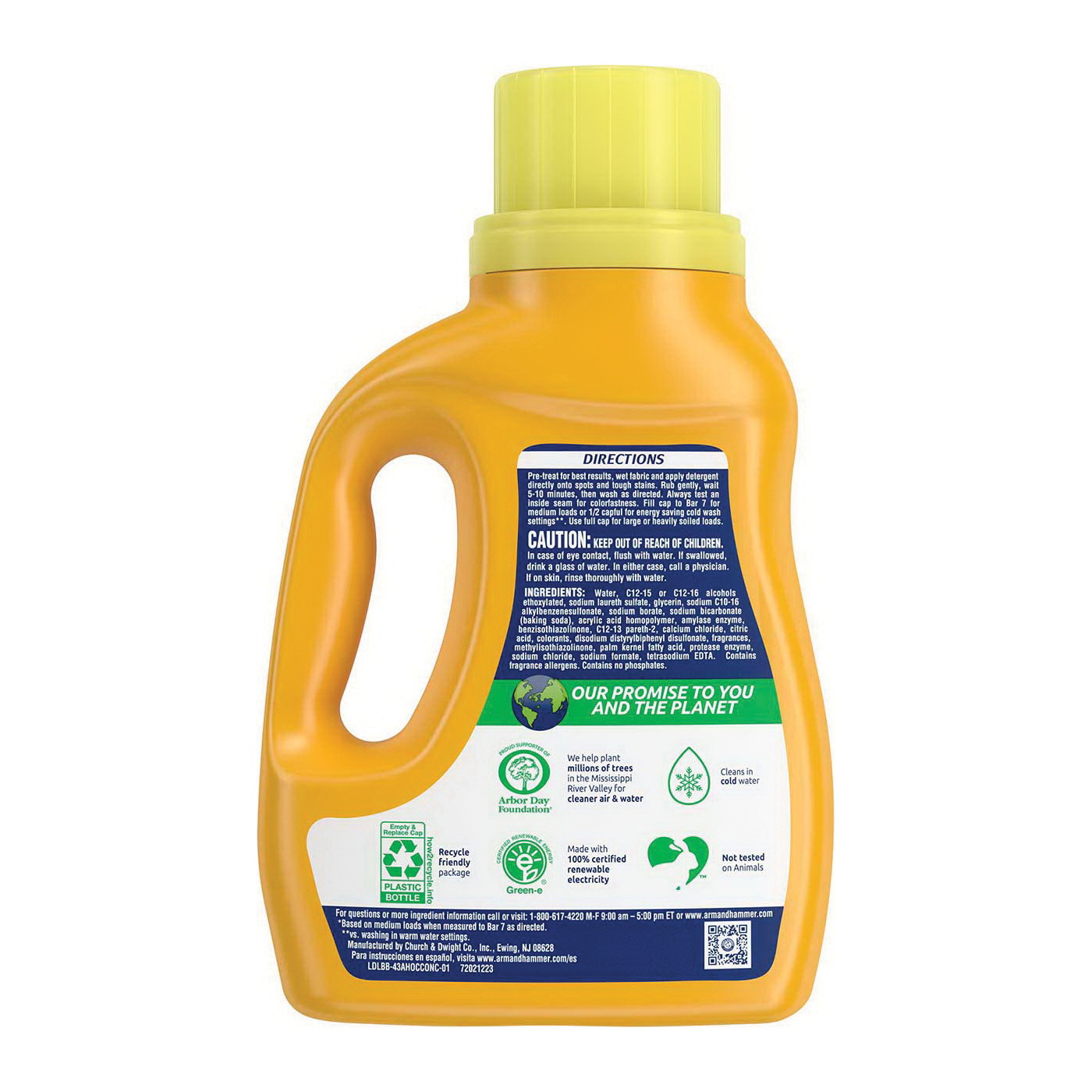 Arm & Hammer Plus OxiClean 97535 Laundry Detergent, 32.5 oz Bottle, Liquid, Characteristic - 2