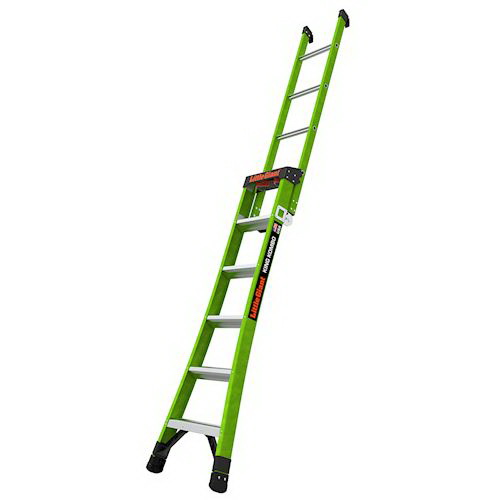 Little Giant Ladder King Kombo 13906-002 Combination Ladder, 10 ft 3 in Max Reach H, 8-Step, 375 lb, 3 in D Step - 3