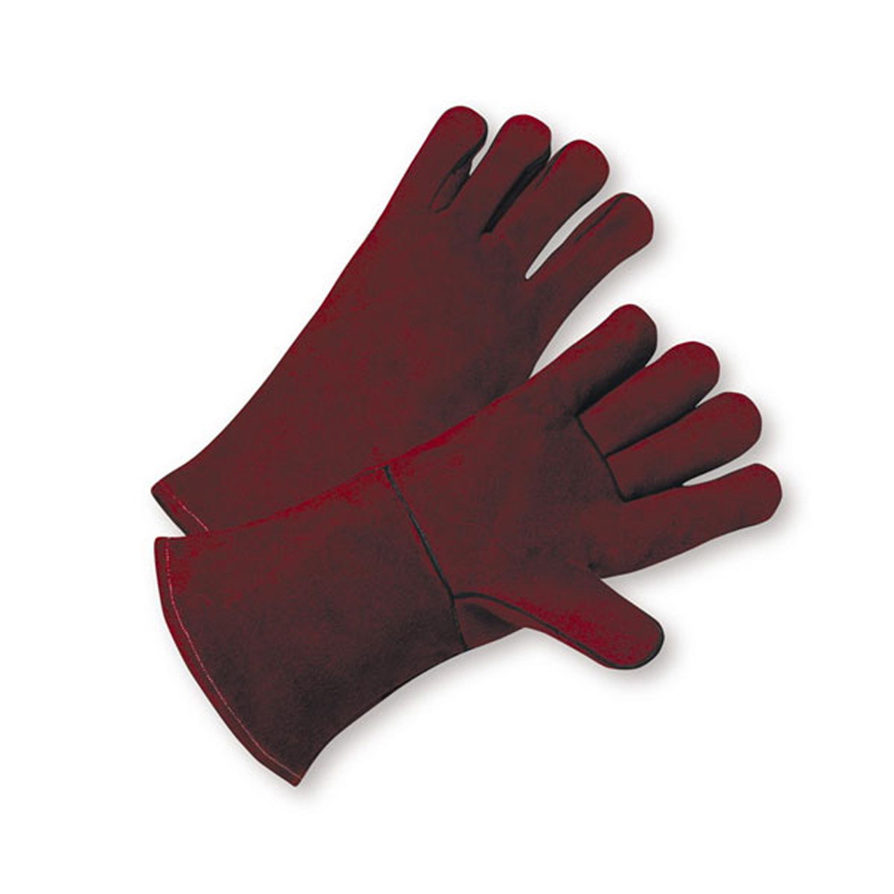 Copperfield 02473048 Heavy-Duty Insulated Gloves, Cowhide, Maroon - 1