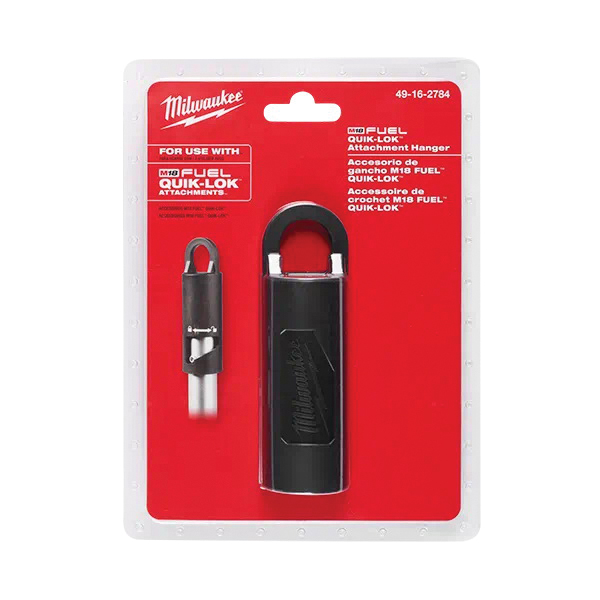 Attachment Hanger, Milwaukee, Polymer, For: M18 FUEL QUIK-LOK Attachments, 3/PK - 3