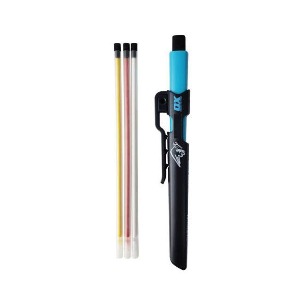 OX OX-P503210 OX Pro OX-P503210 Marking Pencil Value Pack, 2.8 mm Tip, Gray, ABS/Polypropylene/Stainless Steel Barrel - 1