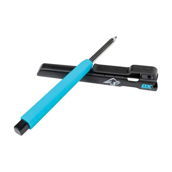 OX Pro OX-P503210 Marking Pencil Value Pack, 2.8 mm Tip, Gray, ABS/Polypropylene/Stainless Steel Barrel - 5