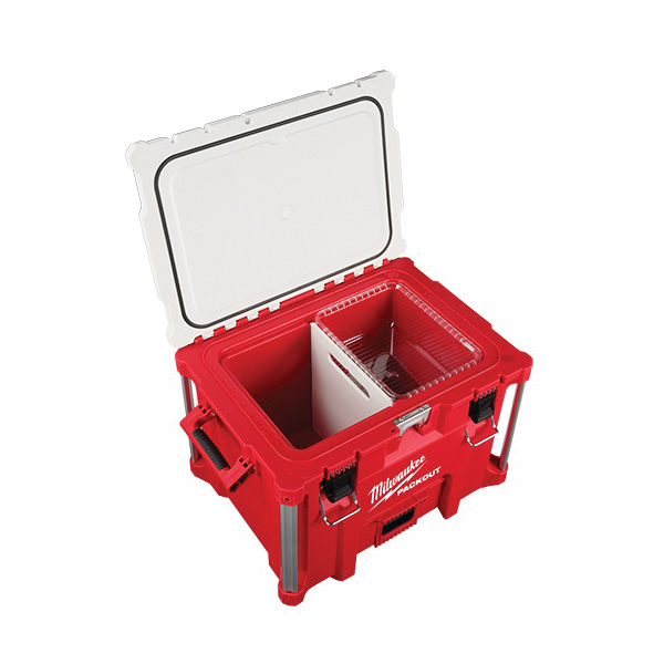 Milwaukee PACKOUT Series 48-22-8462 Cooler, 40 qt Cooler, Plastic, Red - 4