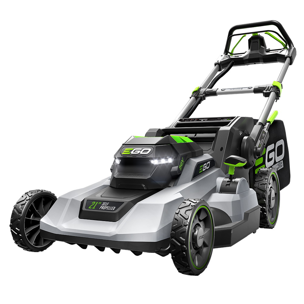 Lawn Mower Kit, Ego, Power+, Cordless, Self-Propelled, 6 Ah, 56 V, Lithium-Ion, 21 in W Cutting, High-Lift Blade, Battery & Charger Included - 1