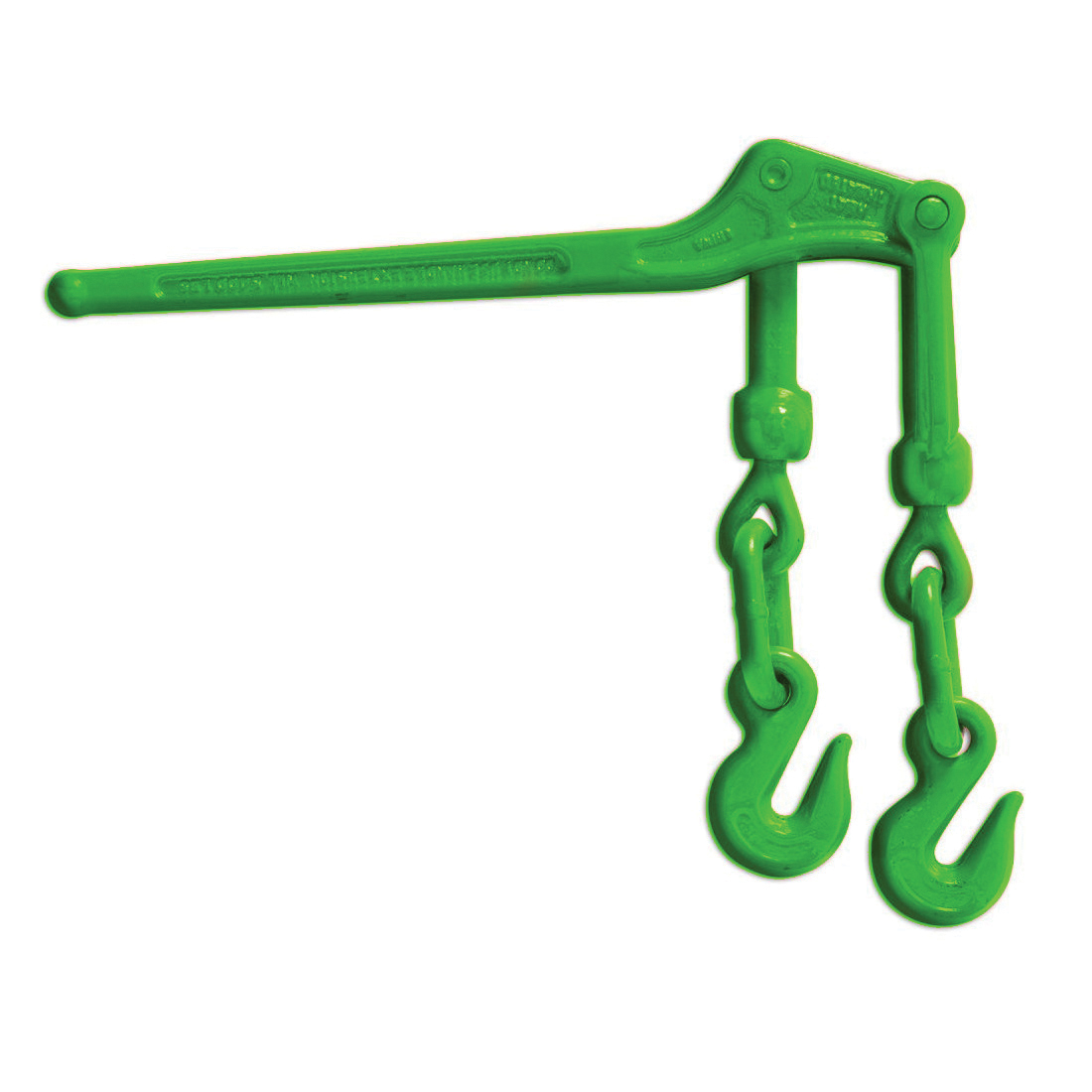 LLB14 Lever Binder, 2600 lb Working Load, 1/4 in Chain/Rope, Orange