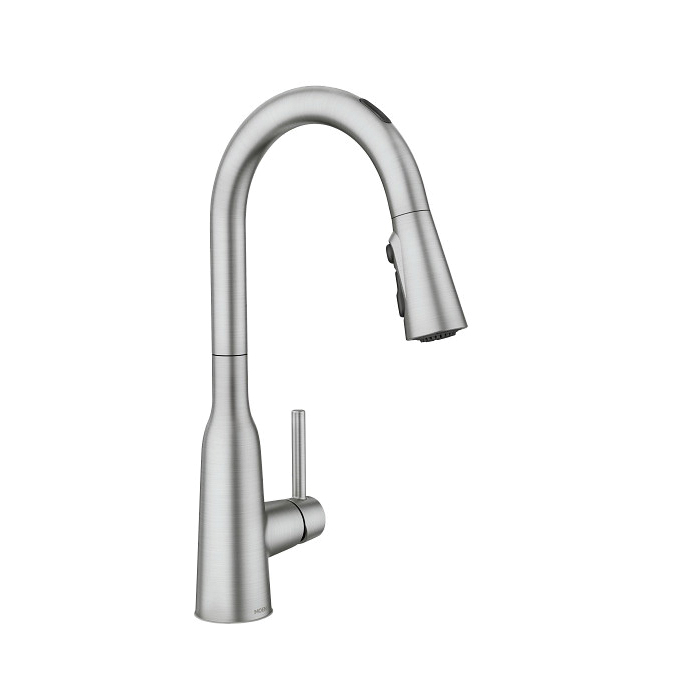 Zyla Series 87272EVSRS Pulldown Kitchen Faucet, 1.5 gpm, 1-Handle, 3-Faucet Hole, Metal, Stainless Steel