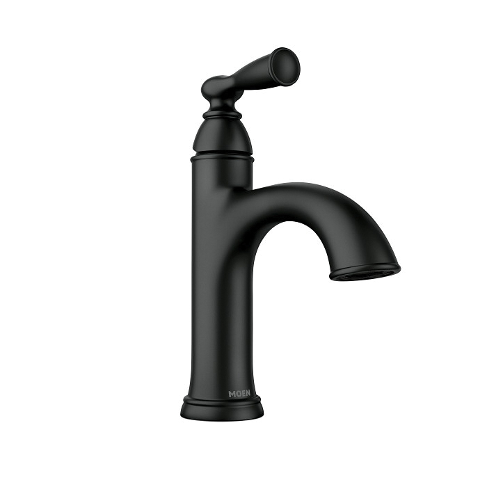 Banbury Series 84945BL Bathroom Faucet, 1.2 gpm, 1-Faucet Handle, Zinc, Matte Black, 4 in Faucet Centers