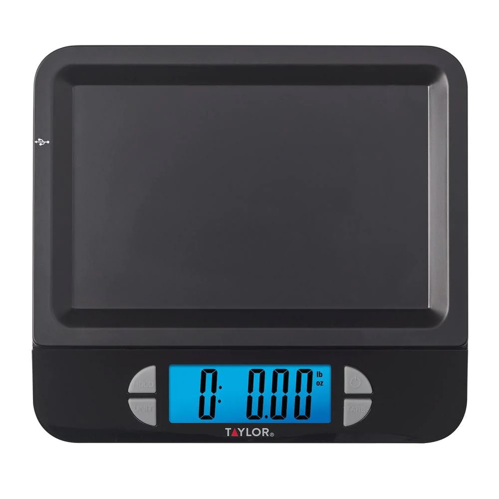 5270842 Digital Kitchen Scale, 11 lb, Backlit Display, Plastic/Stainless Steel Housing Material