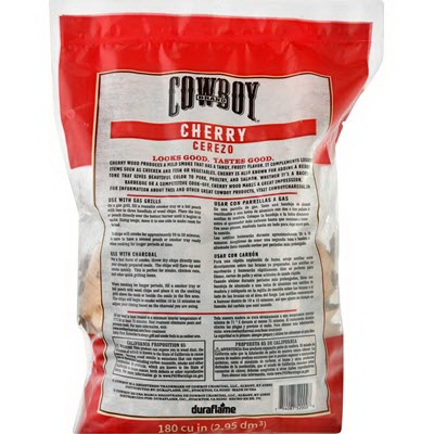 Cowboy 51412T Series Smoking Chip, Cherry, 12 in L, Wood, 180 cu-in - 2