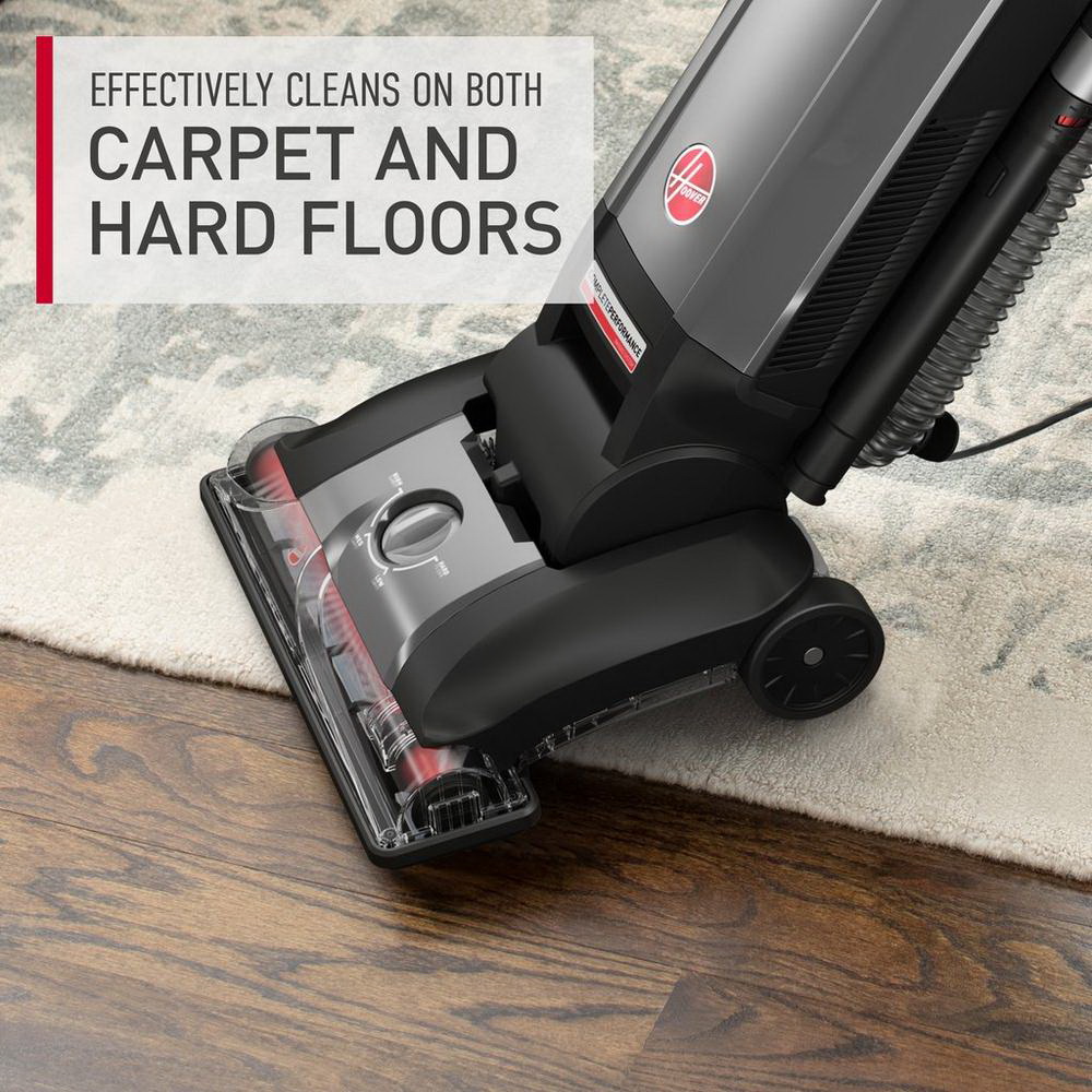 Hoover UH30601 Complete Performance Advanced Bagged Upright Vacuum, 1400 V, 12 ft L Cord, Gray - 3