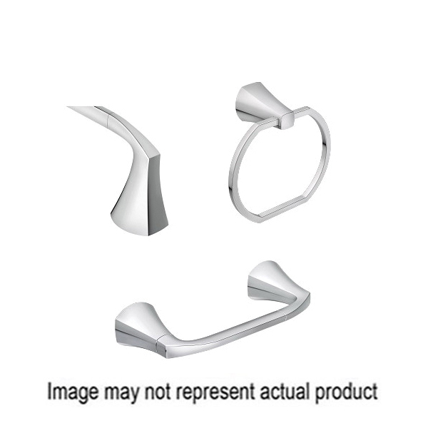 Lindor MY8793BL Bathroom Hardware Set, Zinc, Black, Matte, 3-Piece