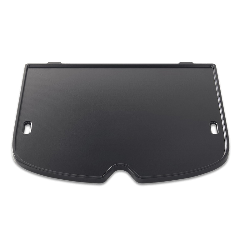 Weber 7034 Griddle, Cast Iron, Black, Porcelain Enamel, For: Weber Traveler Grills - 3