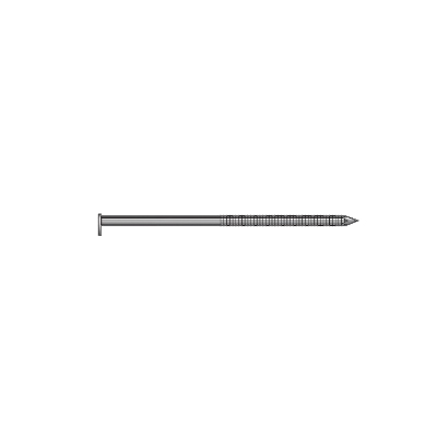 657603 Framing Nail, 2-3/8 in L, Steel, Brite, Round Head, Ring Shank