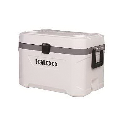 IGLOO 50541 Cooler, 54 qt Cooler, Polyurethane, White, 5 days Ice Retention