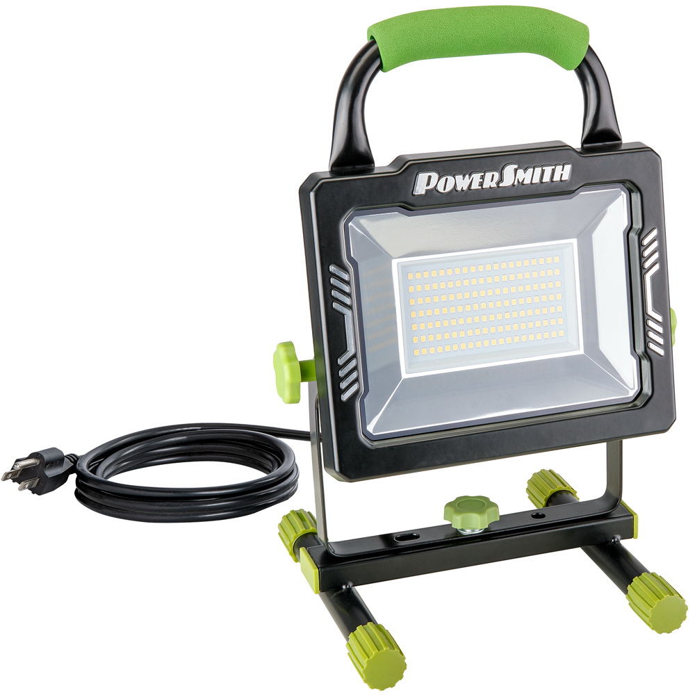 PWLS100H Work Light, 120 V, 85 W, 1-Lamp, LED Lamp, 10,000 Lumens, 5000 K Color Temp