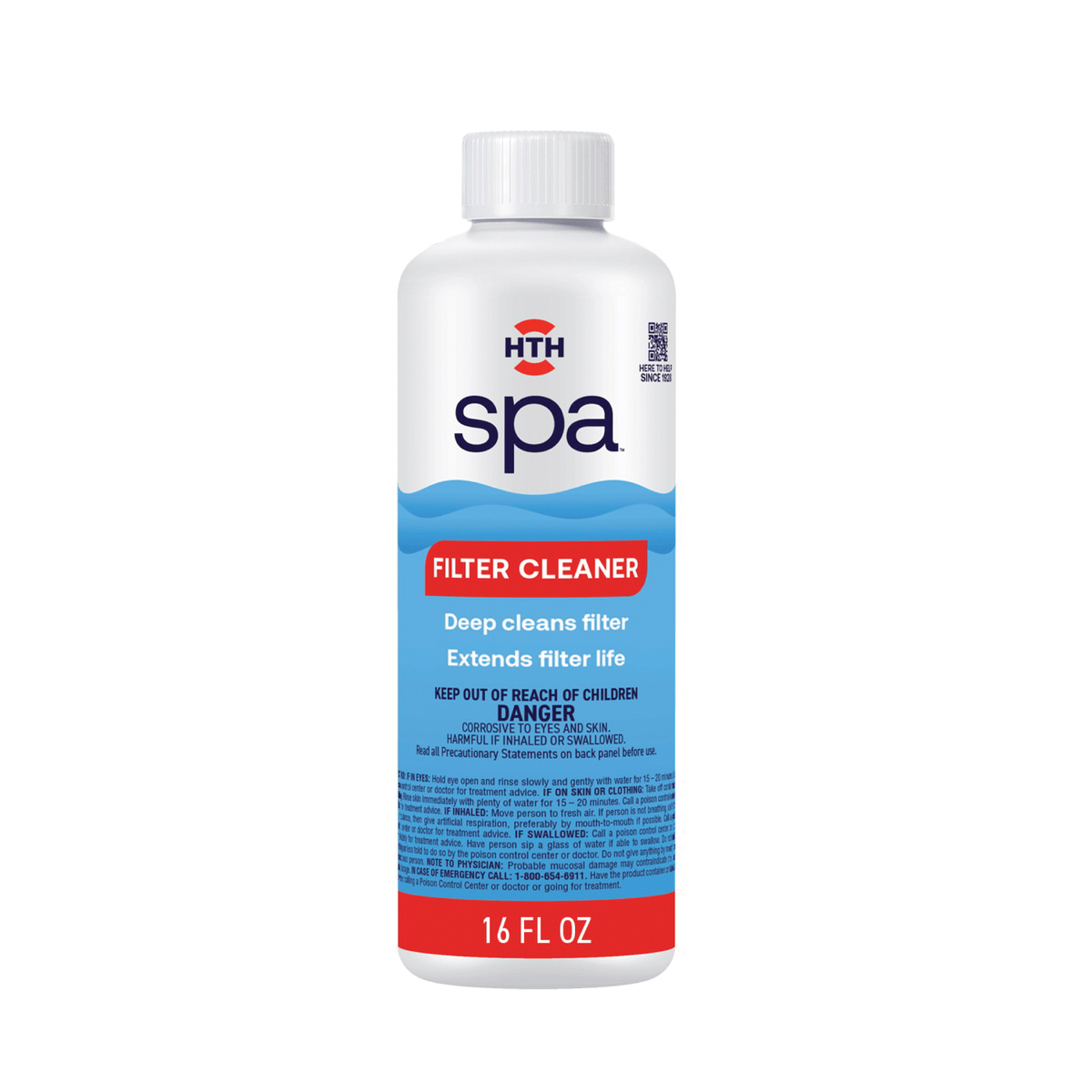 spa 86123 Filter Cleaner, 16 oz, Liquid
