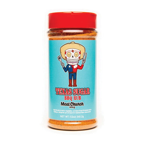 Meat Church BBQ 1607502 BBQ Rub, Texas Sugar, 12 oz Bottle