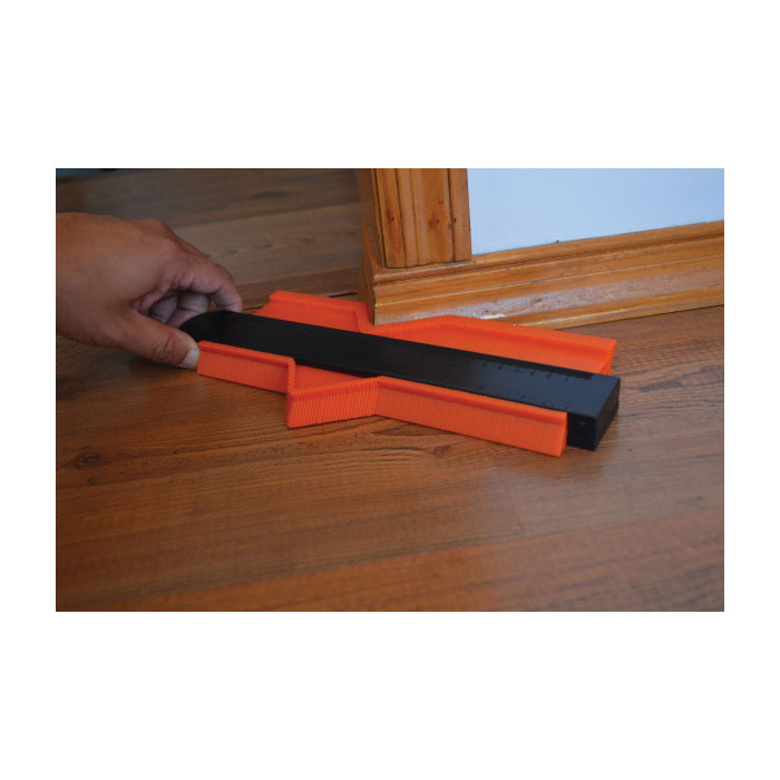 Contour Gauge, Johnson, 10 in L, 4 in W, 0 to 10 in or 0 to 25.4 cm Graduation, ABS - 4
