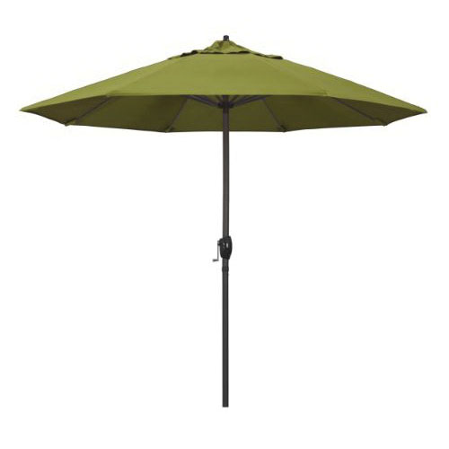 california patio umbrella 9' Rd Sunbrella Aluminum Umbrella, Crank Lift, Auto Tilt, Bronze Pole, Pacific Blue : Patio, Lawn & Garden An umbrella base is not included but is required for use. California Umbrella 12-Year Protection 9-Ft