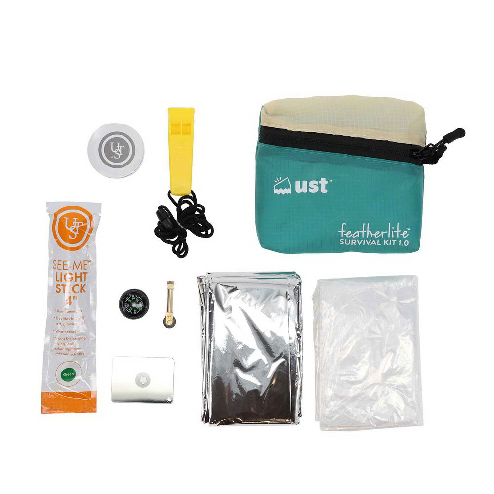 ust 1142570 FeatherLite Survival Kit 1.0, Teal - 2