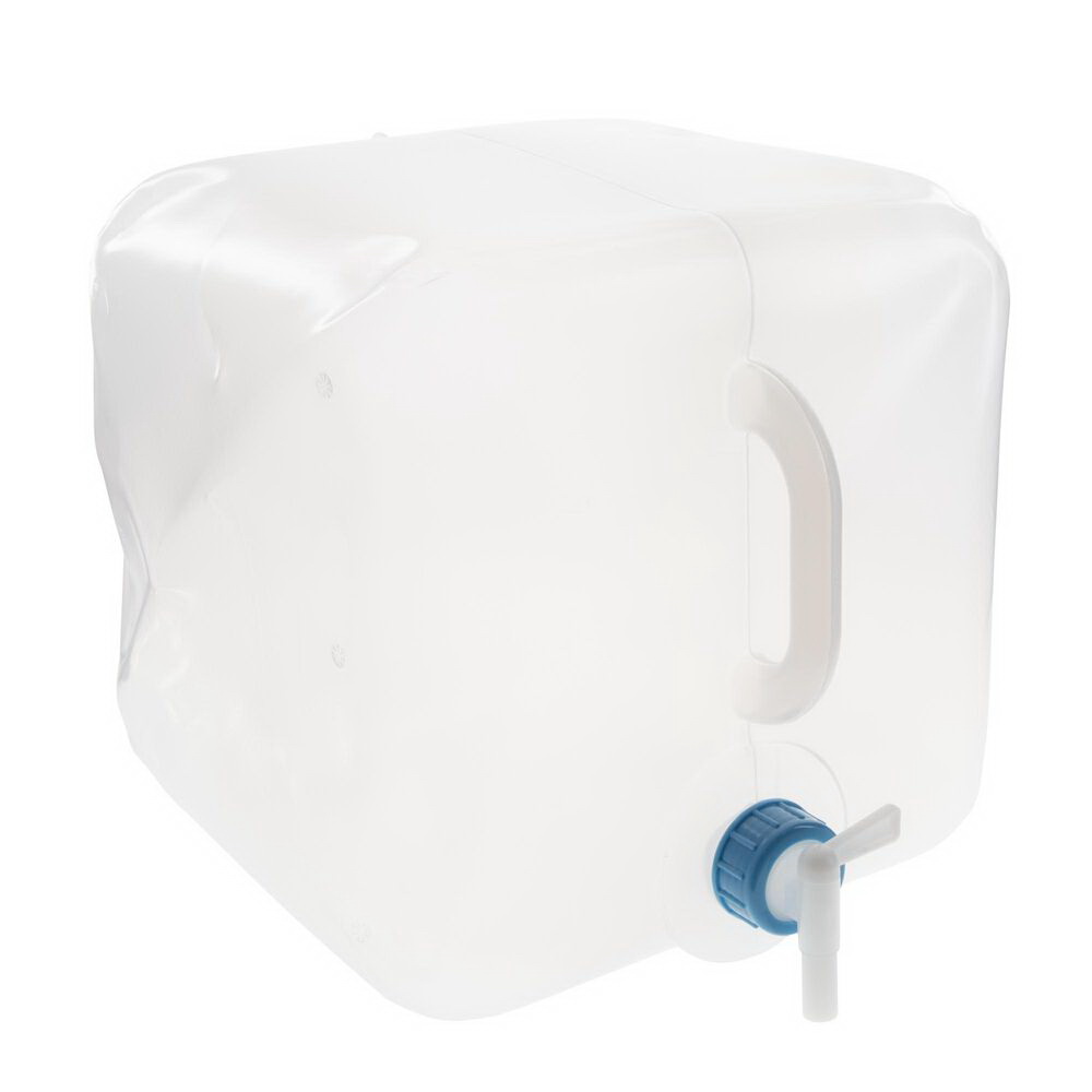 ust 1146772 Water Carrier Cube, 5 gal Capacity, Polyethylene, Clear, 10.49 in L, 10.49 in W, 10.49 in H - 1