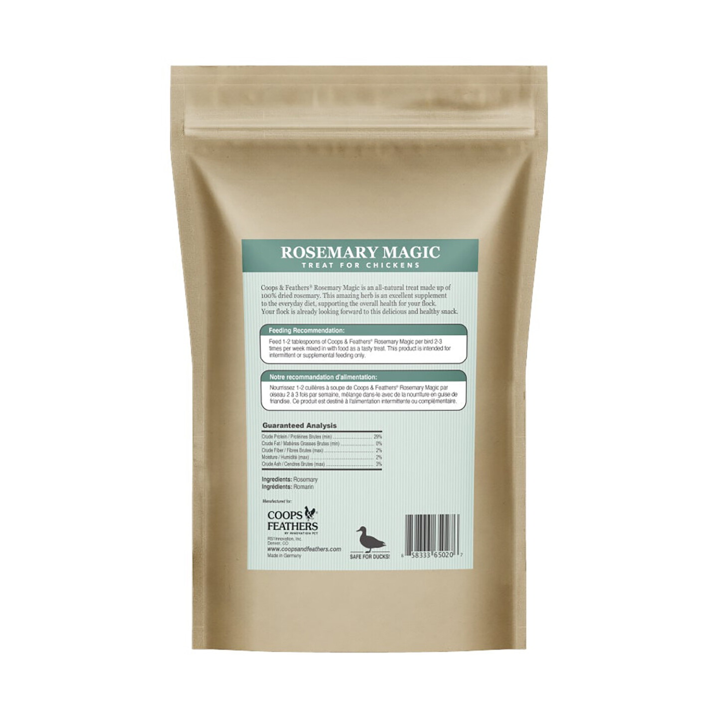 Coops & Feathers Healthy Hen 650-20 Poultry Feed Additive, 3.5 oz, Bag
