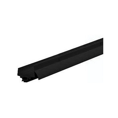 11823 Under Door Seal, 2-1/4 in W, 1-3/8 in Thick, 36 in L, Aluminum, Matte Black