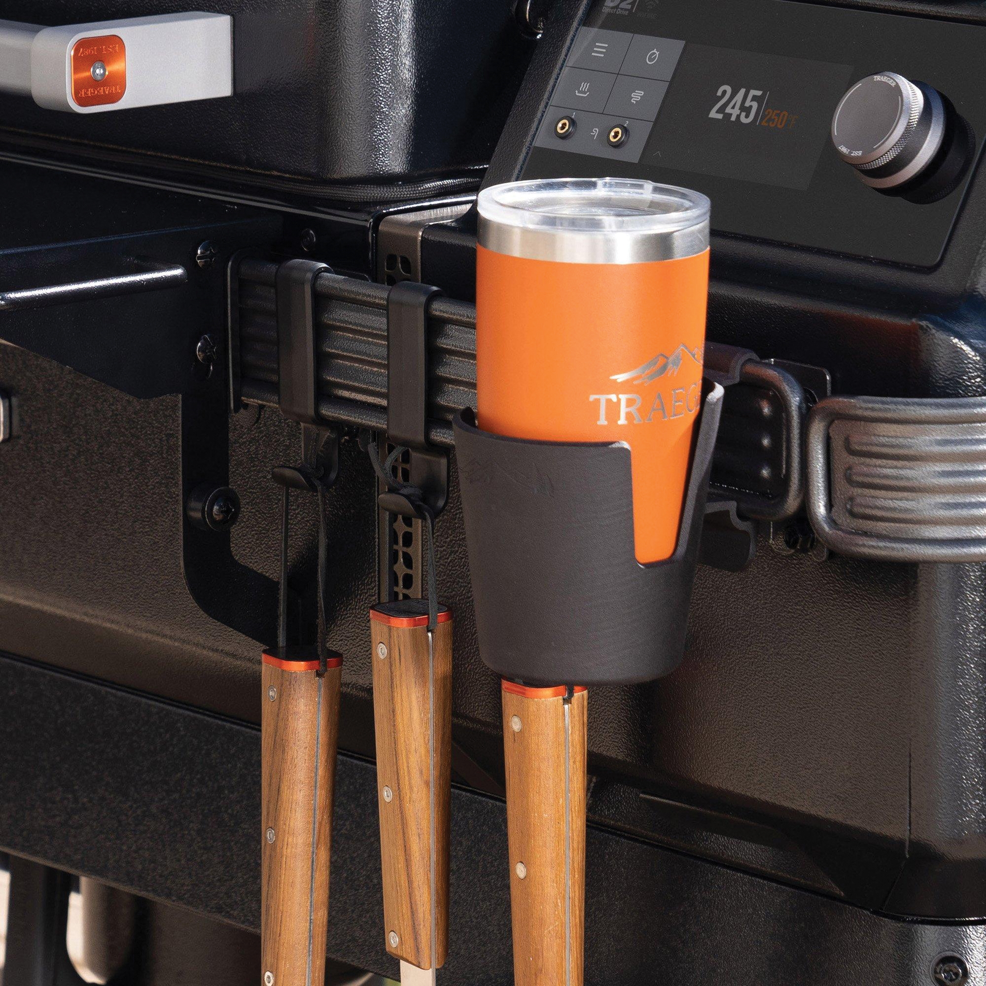 Traeger BAC707 Pop-And-Lock Cup Holder, Plastic - 2