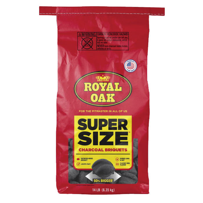 Royal Oak Super Size 800002199 Charcoal Briquette, 14 lb Bag